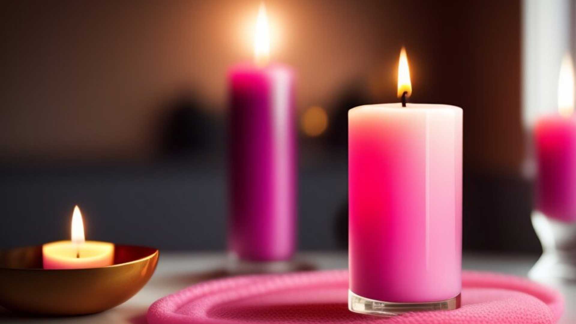 Velas Mágicas: Vela Fucsia