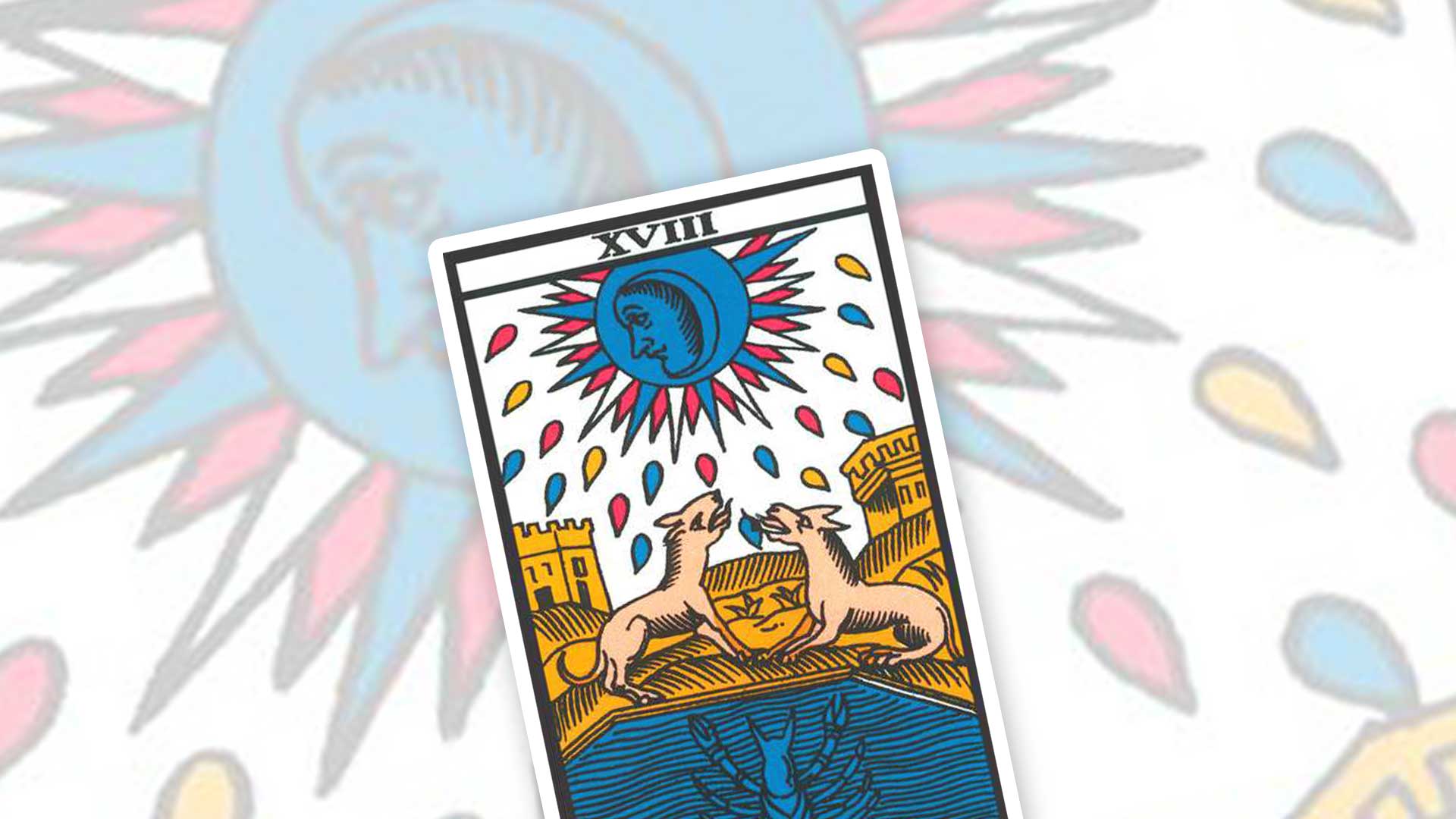 Carta de tarot de La Luna