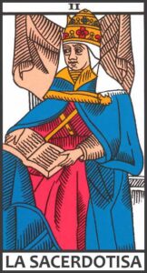 Carta de Tarot La Sacerdotisa