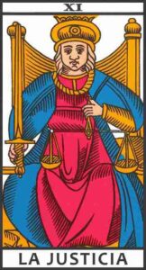 Carta de Tarot La Justicia