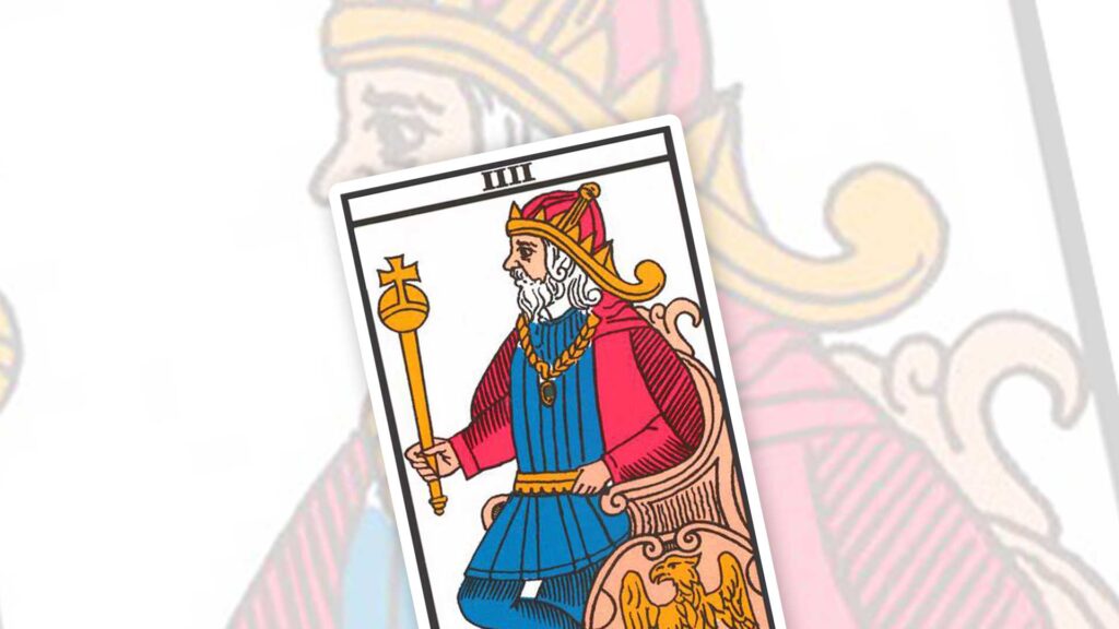 Carta de tarot de El Emperador