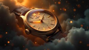 Reloj cósmico marcando 11:11 rodeado de símbolos esotéricos